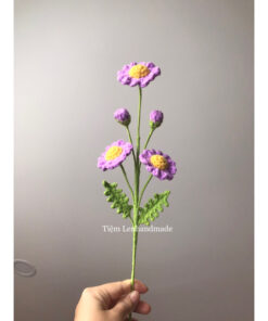 HOA CÚC HOẠ MI BẰNG LEN HANDMADE/Trang trí tết/Hoa cắm bình