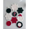 Đồ trang trí giáng sinh/noel/ lót ly chủ đề noel/quà tặng giáng sinh (8-10cm