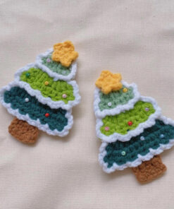 Kẹp tóc chủ đề noel bằng len handmade/ Kẹp tóc thủ công