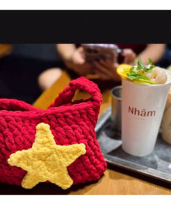 Túi xách cờ đỏ sao vàng yêu nước handmade