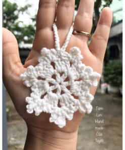 (Sẵn) Đồ trang trí Noel/ Bông Tuyết trang trí Noel/ Móc khoá bông tuyết/ phụ kiện trang trí noel