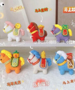Móc khoá Ngựa handmade/ Mã đáo thành công