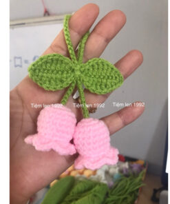 MÓC KHÓA Hoa Linh Lan/Cành Hoa Linh Lan trang trí nhà cửa/ móc khoá hoa chuông (Hàng Handmade)