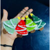 Móc khoá cây thông Noel bằng len handmade